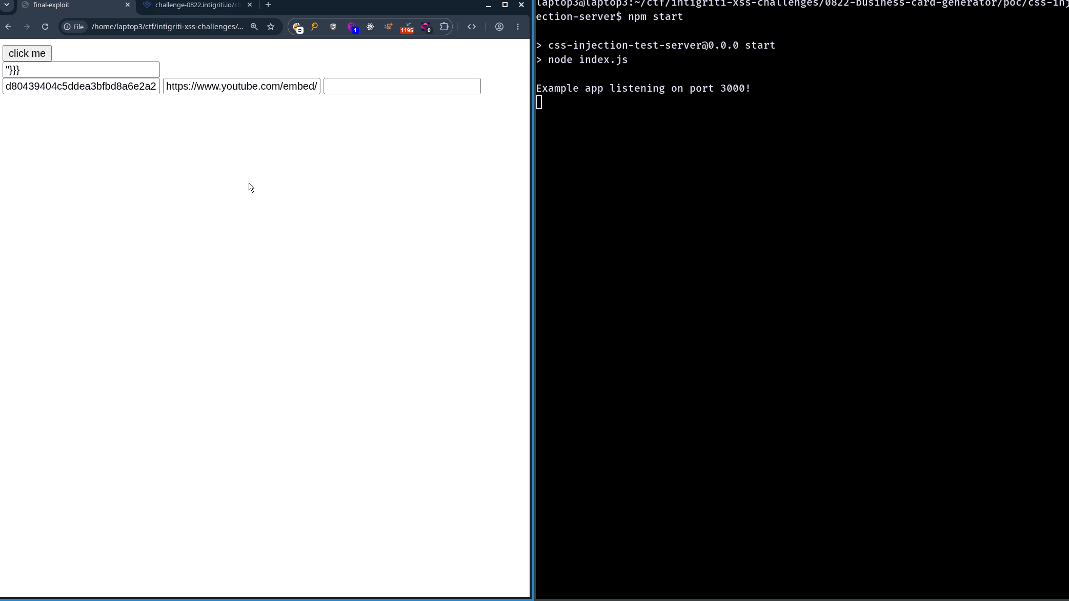 final exploit